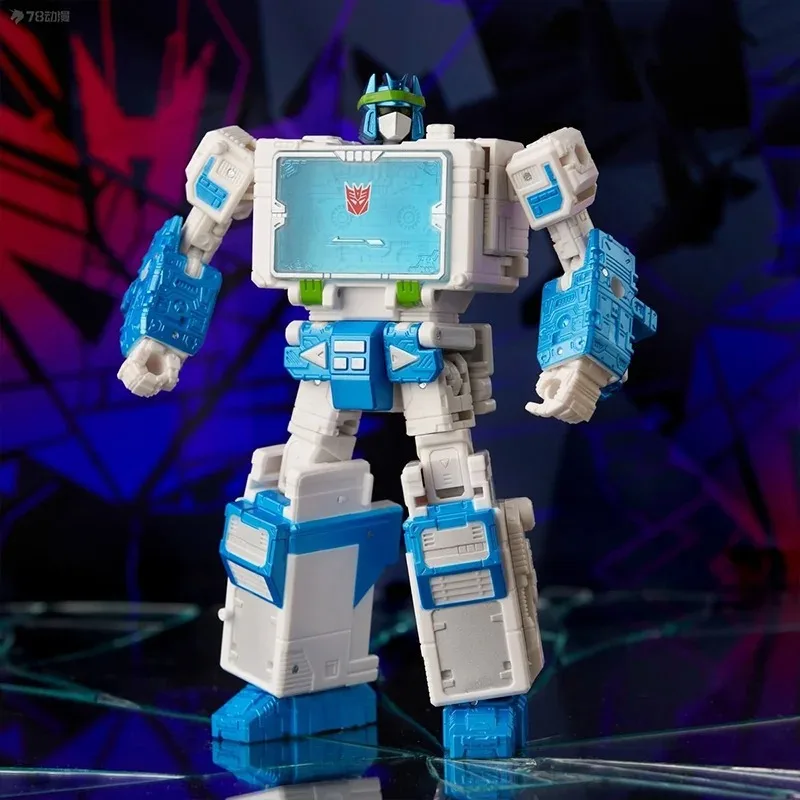 ของเล่นโมเดลแอ็คชั่นฟิกเกอร์แท้จาก Hasbro Transformers Shattered Glass Sound Wave Blaster Rewind Voyager Class รุ่นใหม่