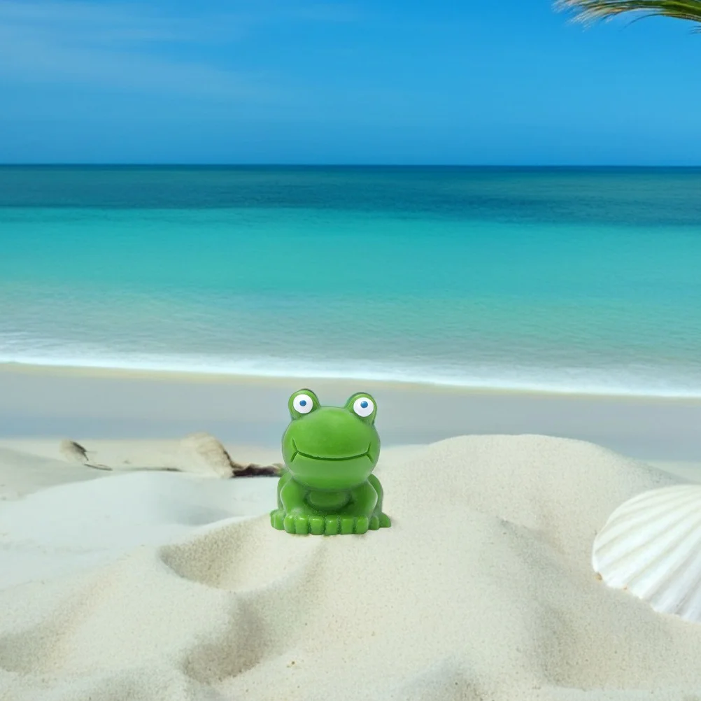 

80pcs Mini Frog Decor Resin Figurines Set Tiny For Garden Home Desk Decoration Micro Landscape Ornament Simulation