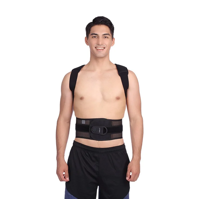 Back Waist Medical Belt Back Waist Support Belt Postural Orthotics with Rope Waist Protector