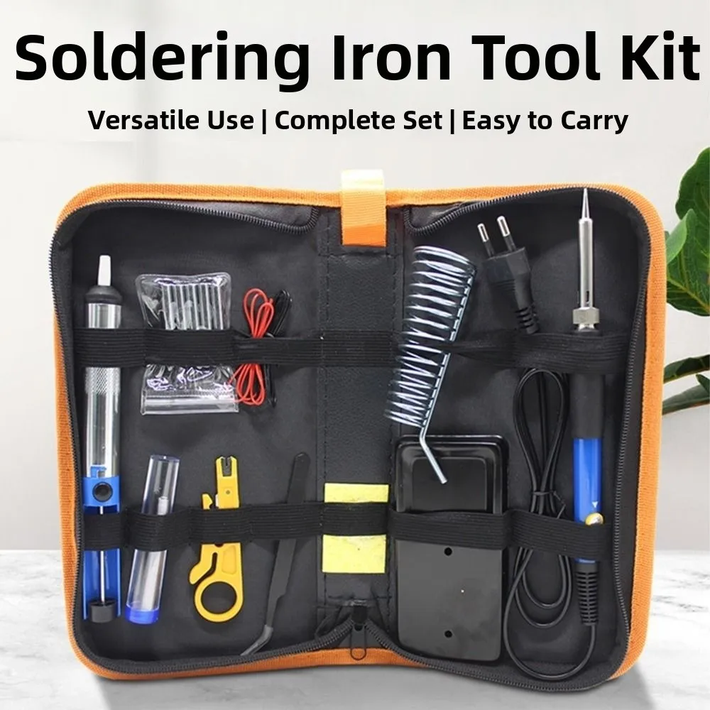 15 قطعة/المجموعة 60 واط الكهربائية سبيكة لحام أداة لحام عدة العزل الحراري حصيرة 220 فولت 110 فولت شاشة ديجيتال سبيكة لحام #1