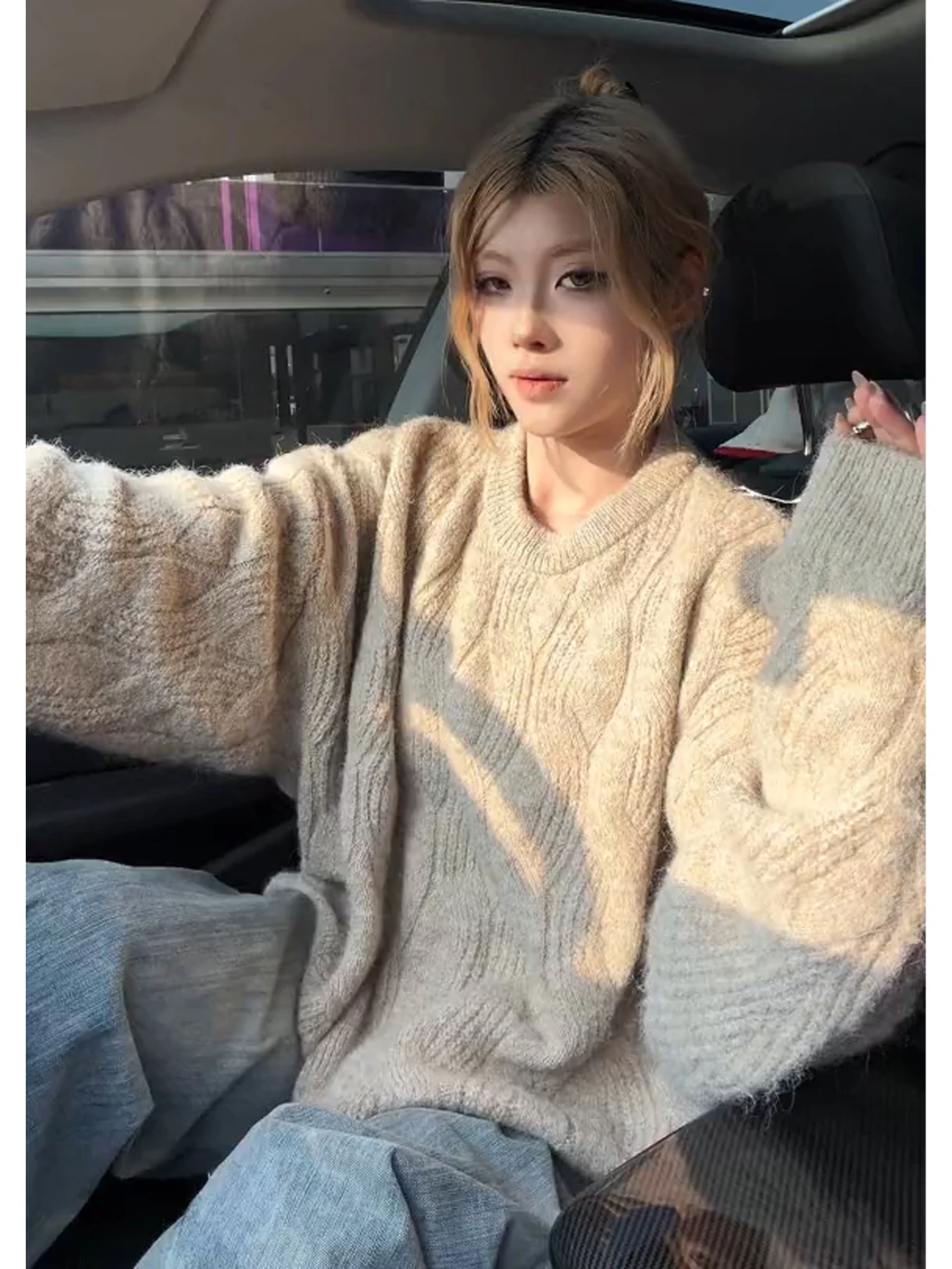 

Мужской вязаный свитер American Lazy Sle, круглый, тяжелый, осенне-зимний, базовый слой, вязаный, повседневный, удобный, теплый