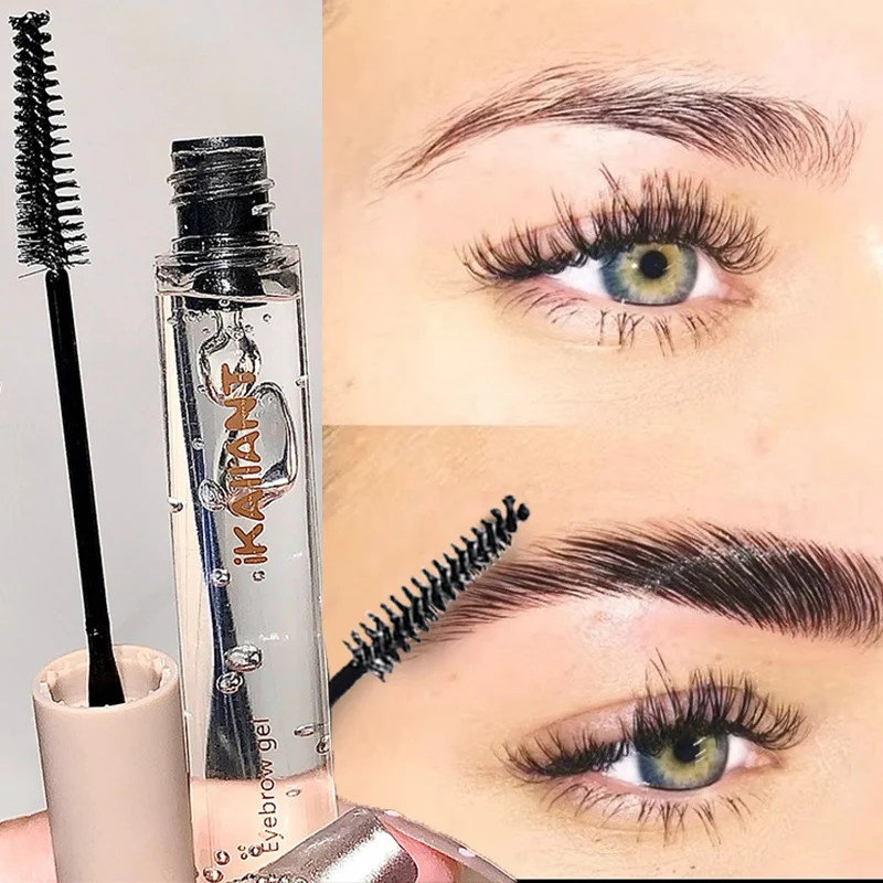 3D เจลจัดแต่งทรงผมคิ้วกันน้ําโปร่งใส Quick Dry Matte Natural Wild การตั้งค่า Eyebrow Gel Lifting Eyebrow Enhancers แต่งหน้า
