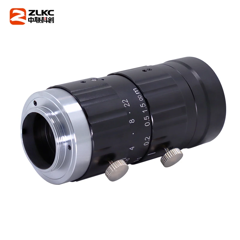 ZLKC 20 ميجابيكسل 16 مللي متر 1.1 "F2.8 لها FA منخفضة تشويه عدسة ثابت البعد البؤري C جبل الكاميرا الصناعية دليل القزحية الدوائر التلفزيونية المغلقة العدسات