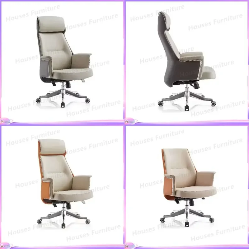 Modern Executive Office Chair High Back Reclining Ergonomic Computer Desk Chair Adjustable Swivel Gaming Chair for Home