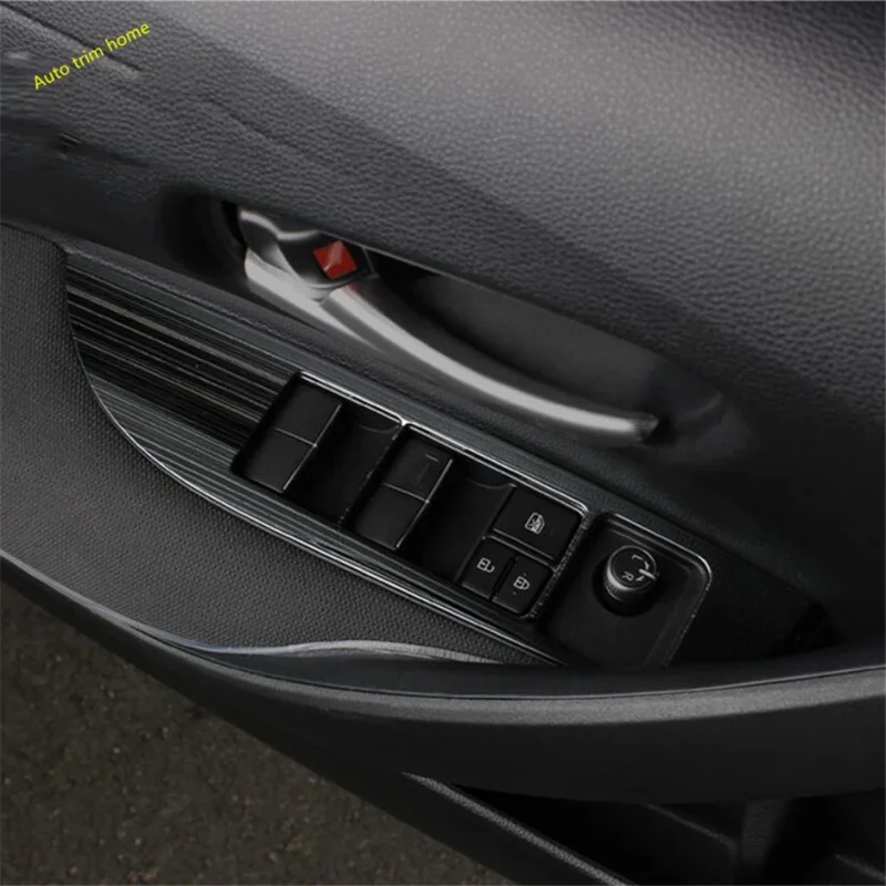 Car Window Lifter Switch Cover Interior Button Decoration Door Armrest Frame Trim Pad For Toyota Corolla 2019 - 2023 Accessories