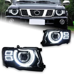 AKD Car Styling Head Lamp for Nissan Patrol Y61 LED Headlight 2005-2022 Headlights Y61 DRL Turn Signal High  Auto Accessories