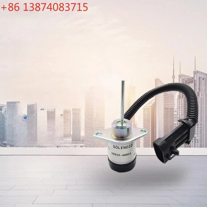 1G925-60011 12V Fuel Shut Off Solenoid For Kubota Engine 1503ES-12A5UC4S Stop Solenoid