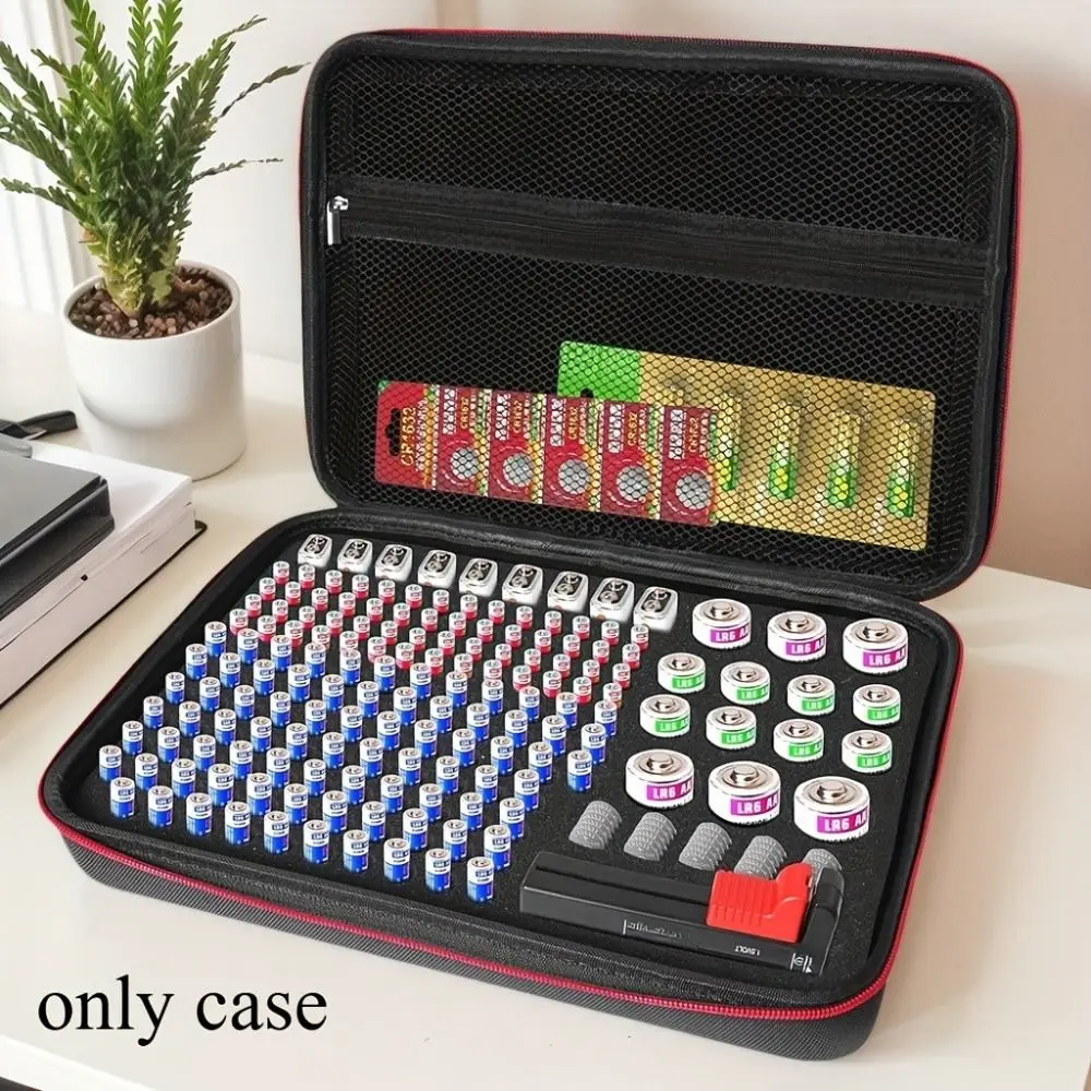 

Портативный водонепроницаемый органайзер для аккумуляторов, противоударный чехол для переноски большой емкости, универсальный защитный чехол для путешествий