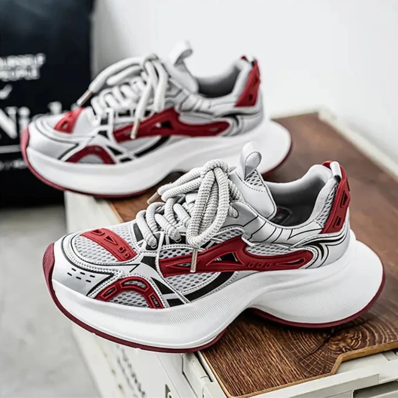 

New Fashion Mens Casual Sneakers Breathable Shoes Men Designer Trainer Comfortable Platform Sneakers Streetwear Shoes