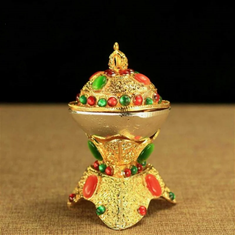 Tibetan Buddhist supplies Tibetan style ritual implement Vajra pestle Toba home Buddhist hall desktop decorations