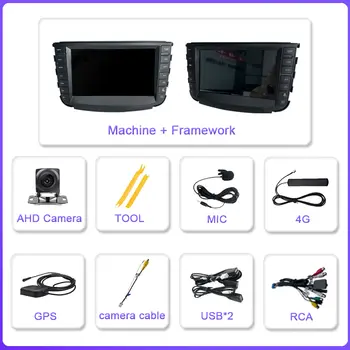 適用於2004-2008款謳歌TL的9吋安卓14系統8核心處理器8G+256G車載多媒體播放器立體聲接收器收音機GPS導航4G WiFi QLED CarPlay車用系統 6 最佳銷售 謳歌 TL 收音機 - №3