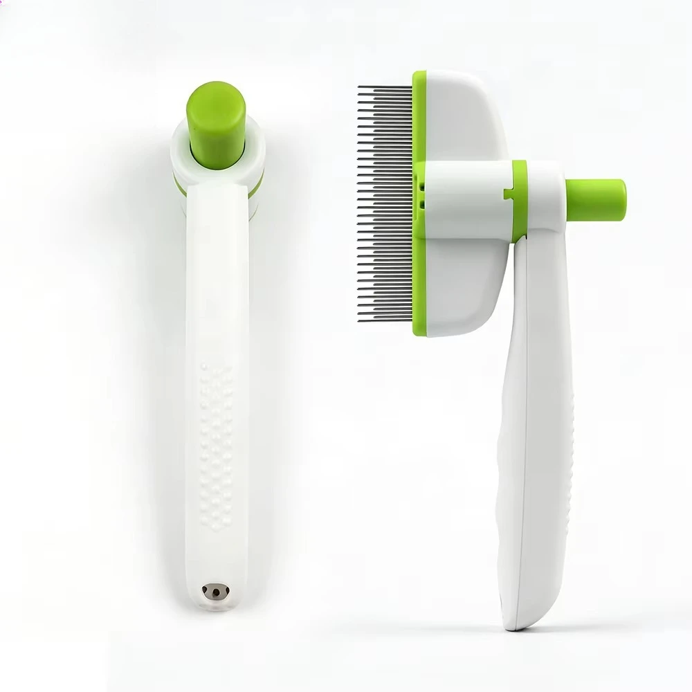 2026 New Design  Hair Removal Brush with Stainless Steel Needle Rotatable Pet Comb Portable and Convenient Self-Cleaning