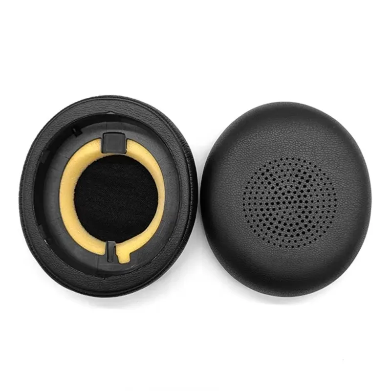 1 Paar PU-Leder-Ohrpolster für Jabra ELITE 45H Evolve2 65 Kopfhörer, elastische Schaumstoff-Ohrpolster, Ohrpolster, Schwammkissen, Ersatz