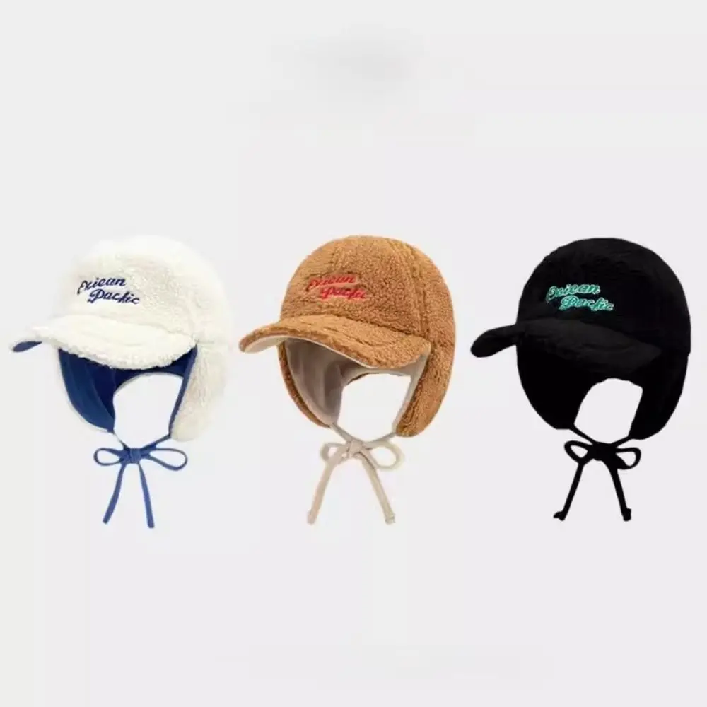 

Защитные наушники, теплая шапка-ушанка, козырек, ветрозащитная зимняя бейсболка, утолщенная шапка, шапка из овечьей шерсти, катание на лыжах, велоспорт