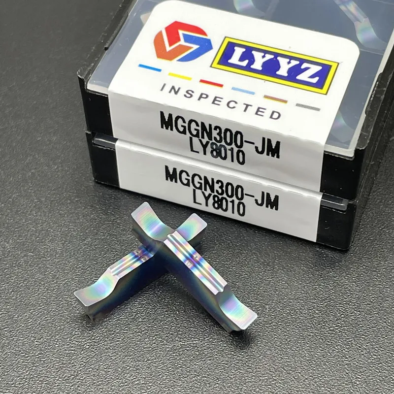 High Quality MGGN150 MGGN200 MGGN250 MGGN300 MGGN400 JM LY8010 Carbide Inserts Slot Grooving Blade CNC Lathe Cutter Tool