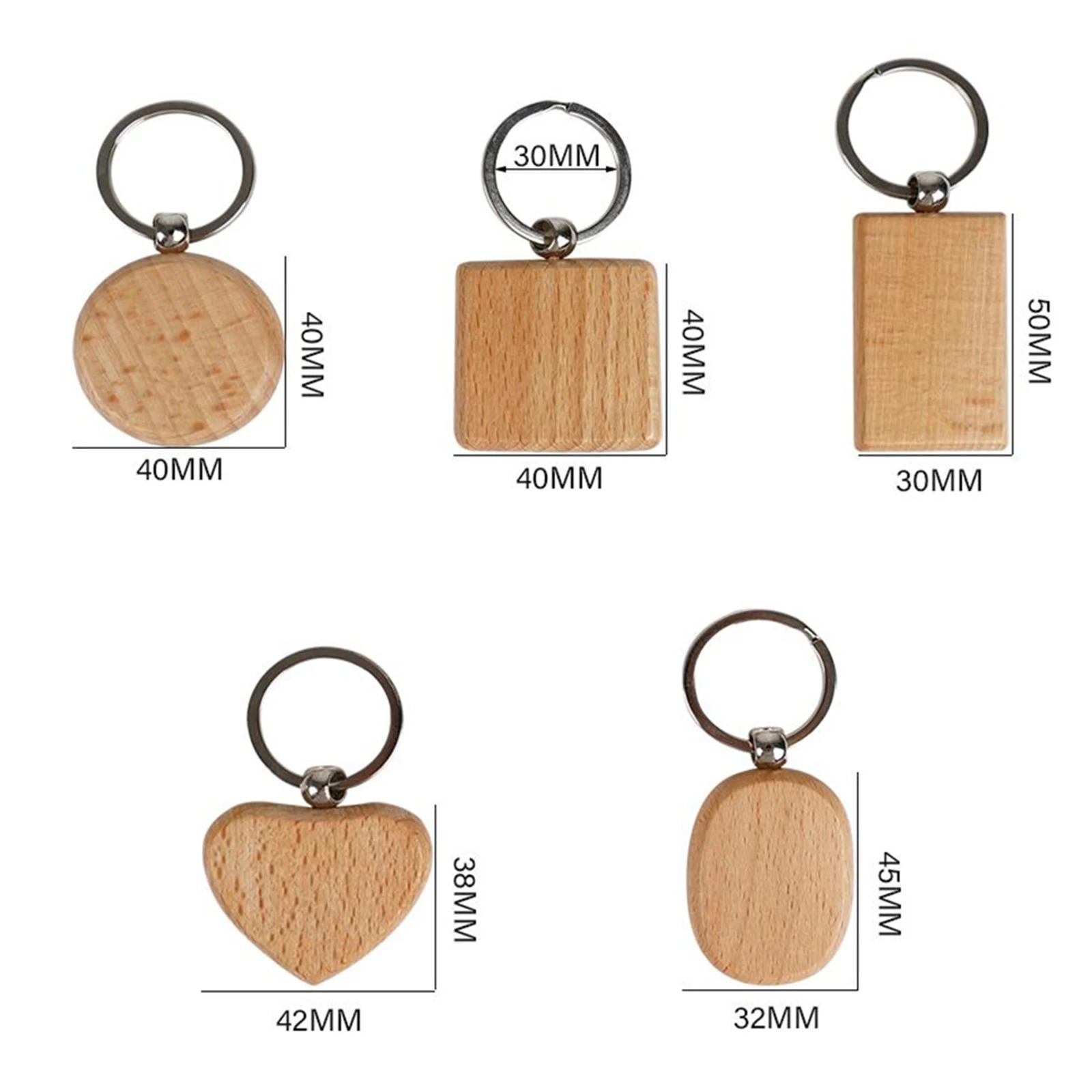 119PCS Laser Engraving Material Package Wooden Stainless Steel Dog Tag Metal Business Card For Laser Engraving Machine