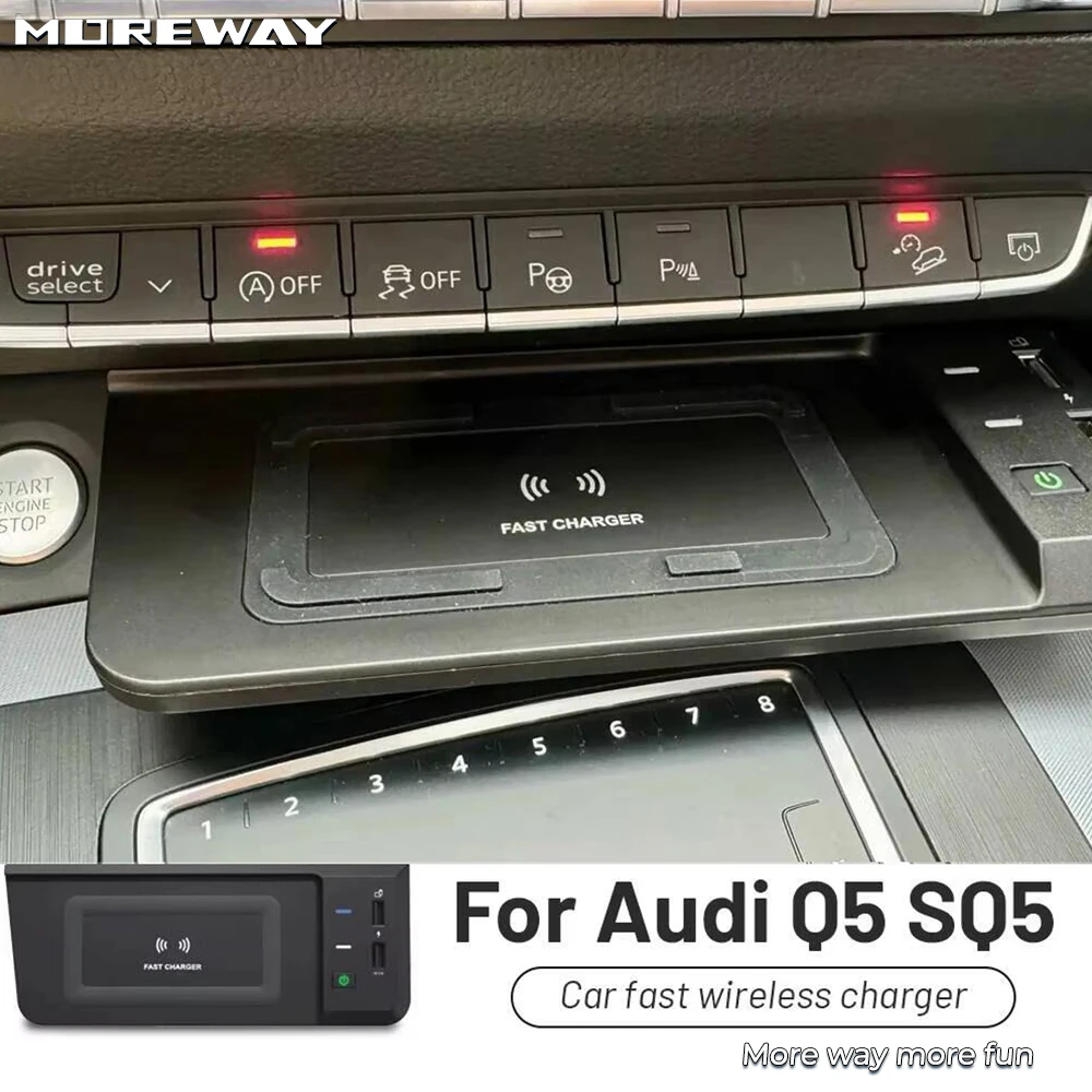 moreway-plug-and-play-wireless-charger-for-audi-q5-sq5-2018-2020-phone-holder-charging-pad-usb-mobile-charge-car-interior