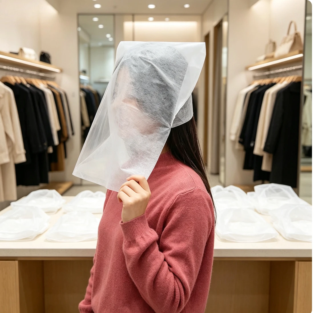100 Disposable Non-woven Masks,makeup Protection Masks, Fitting Rooms,fitting Rooms, Anti Smudging Makeup and Beauty Accessories