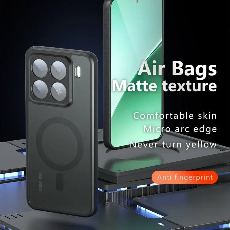 For Moto Edge 60 Fusion Case for Magsafe Magentic Matte Acrylic Bumper for Motorola Edge 50 Neo Ultra Pro  G85 G55 G35 Hard Case