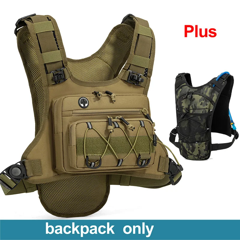 Running Chest Pack Hydratatievest voor fietsen Wandelen Fietsrace Marathontas Heren Dames Sport Tactisch zakje Campingrugzak