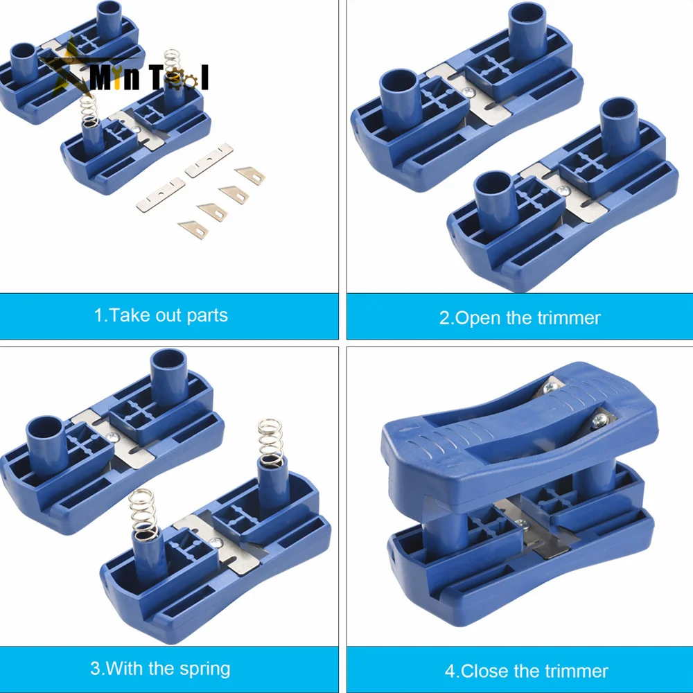 Double Edge Banding Machine Set, cabeça de madeira e cauda aparar, Carpenter Hardware Hand Tool