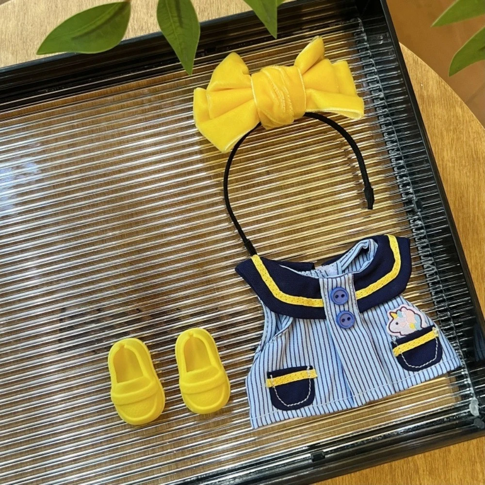 

Одежда для кукол Labubu 15/17 см, синяя юбка, нарядные аксессуары для кукол, платье для пеленания, сидячая вечеринка, подарок на Рождество, день рождения, игрушки