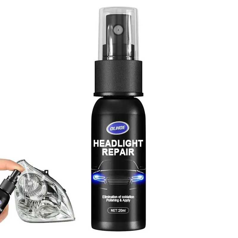 

Car Light Restoration Liquid Car Headlight Repair Fluid Headlamp Cleaner Remove Oxidation Dirt & Haze Easy HeavyDuty Restoration