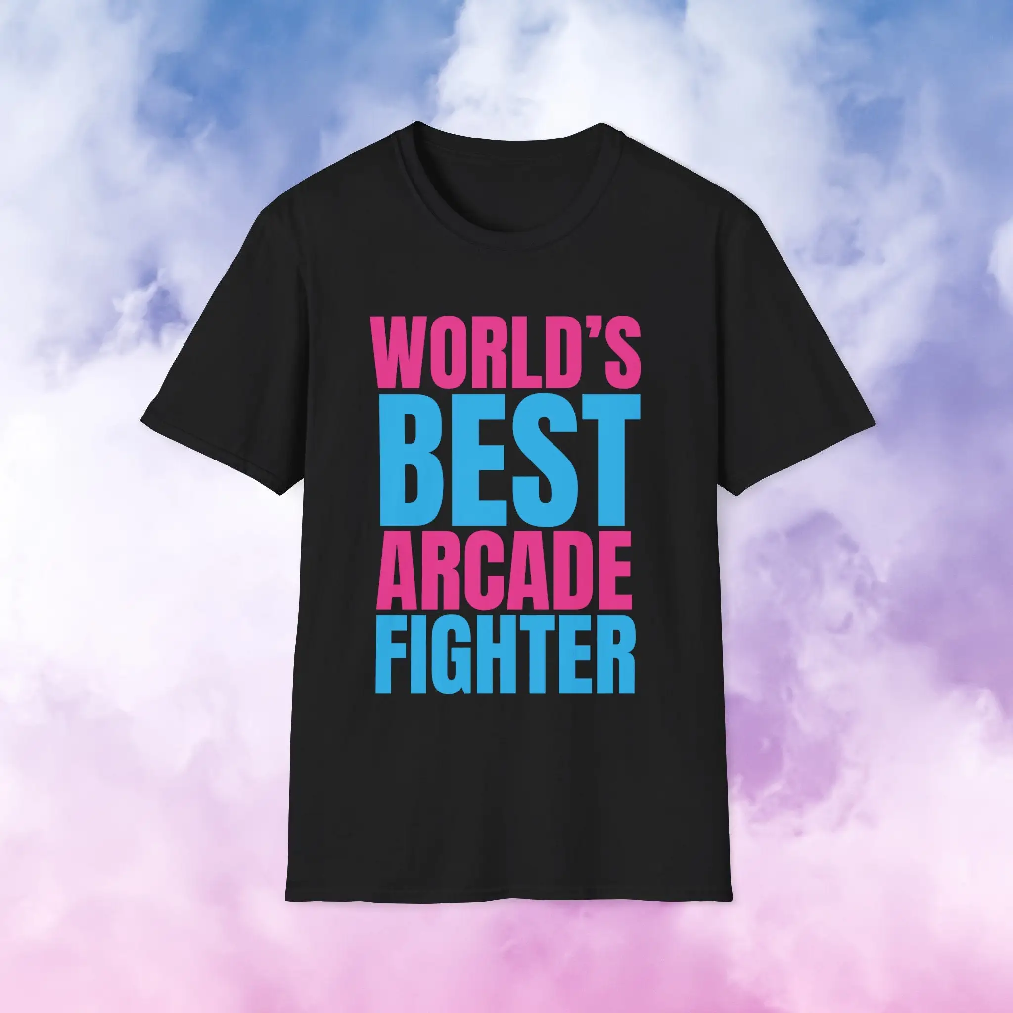 Arcade Fighter T Shirt World'S Best S Punching Game Goer Lover Fighting