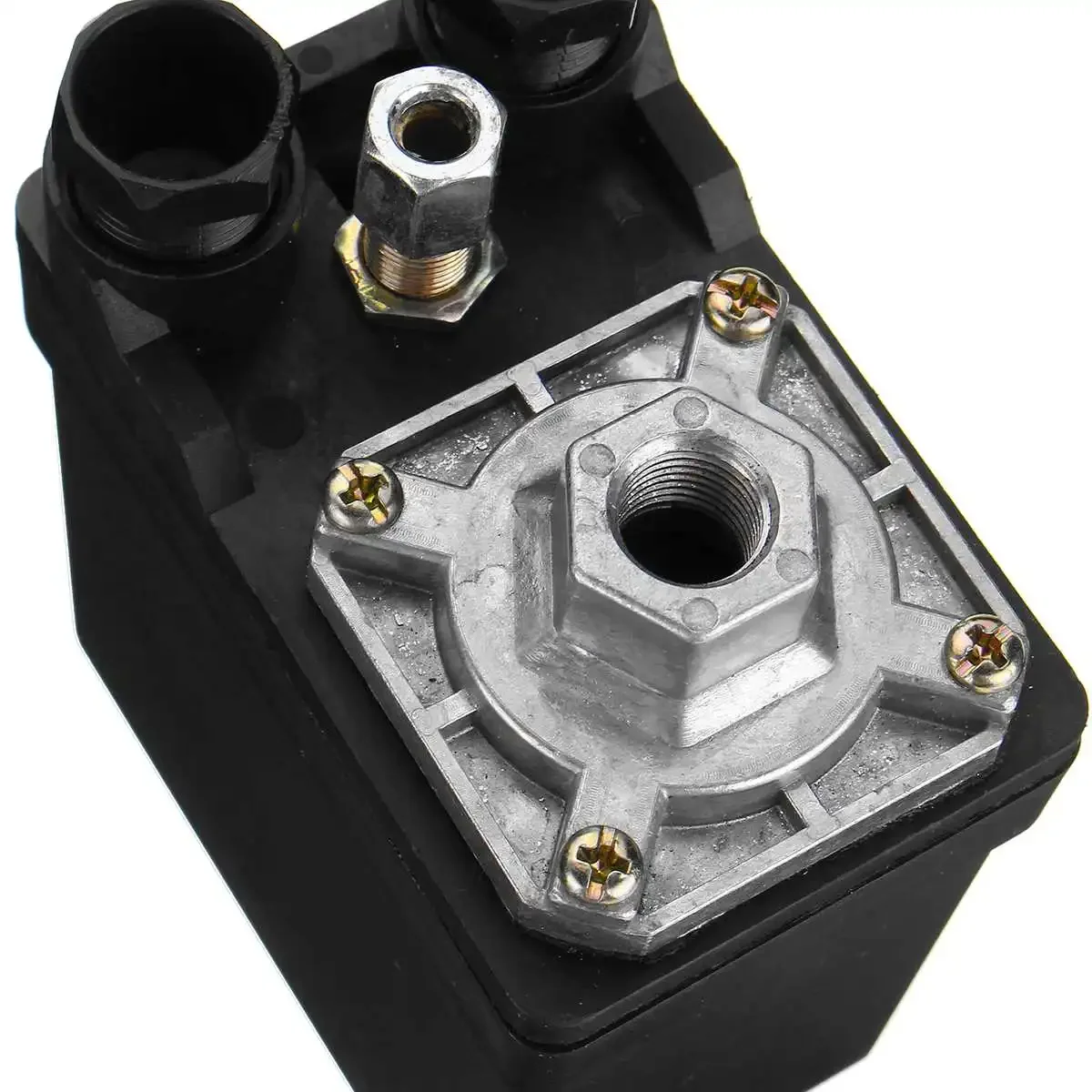 Imagem -05 - Bomba do Compressor de ar com Válvula de Controle de Pressão do Calibre Regulador da ca Resistente 240v 380v 7.25125 Psi