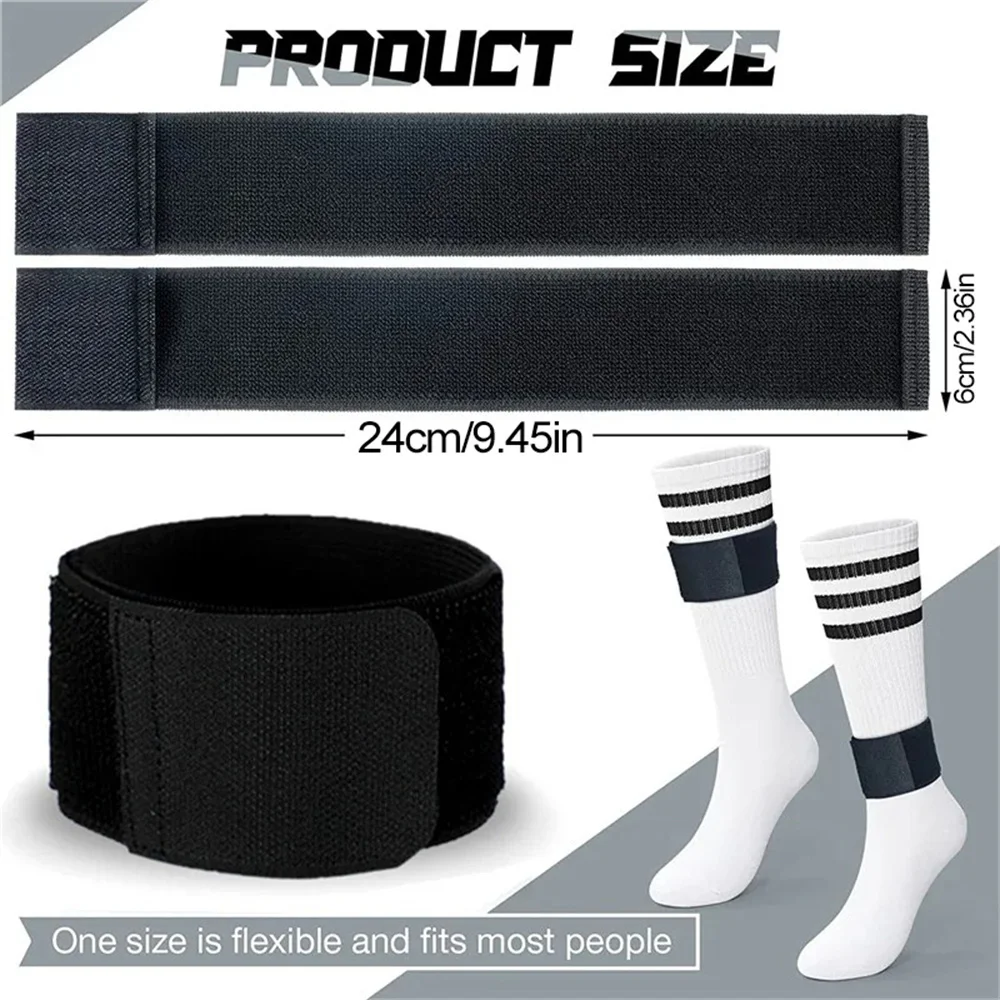 New Shin Guard Fixed Bandage Tape Soccer Shin Pads Prevent Drop Off Elastic Sports Bandage Safety Adjustable Bandage