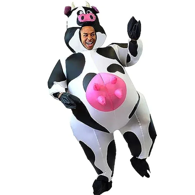 

Inflatable Costume Air Blow-up Deluxe Halloween Cow Costume
