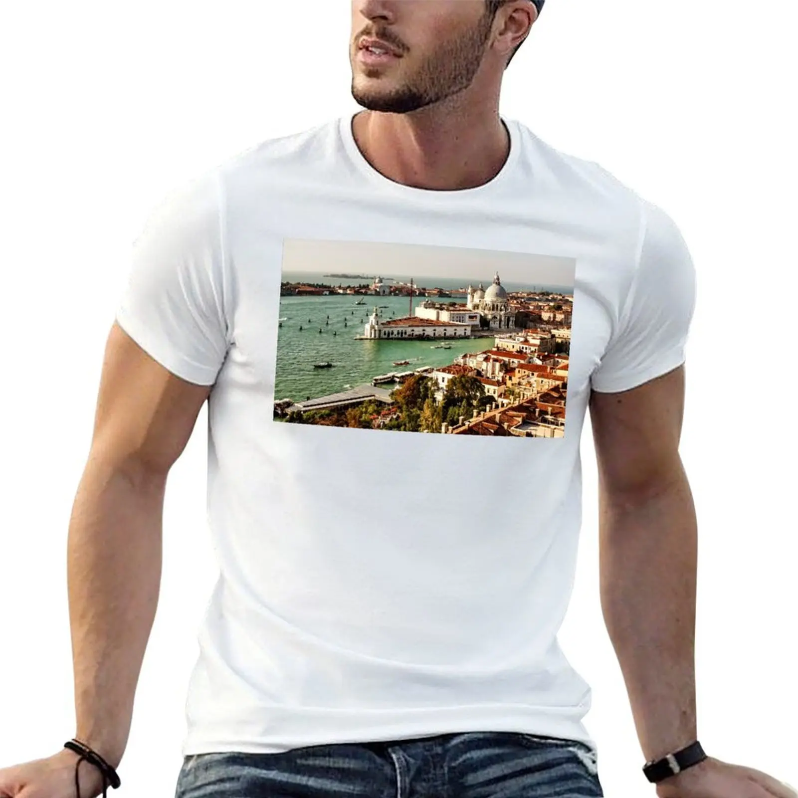 Impressions of Venice - Basilica di Santa Maria della Salute T-Shirt t shirt man luxury cotton t shirt pack T-Shirt