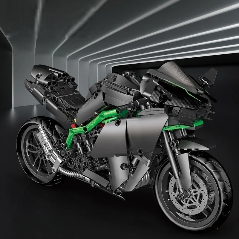 Obtenez votre modèle de Motocross Supercool-blocs de construction de voiture de course City Speed, jouets de moto, cadeau de noël