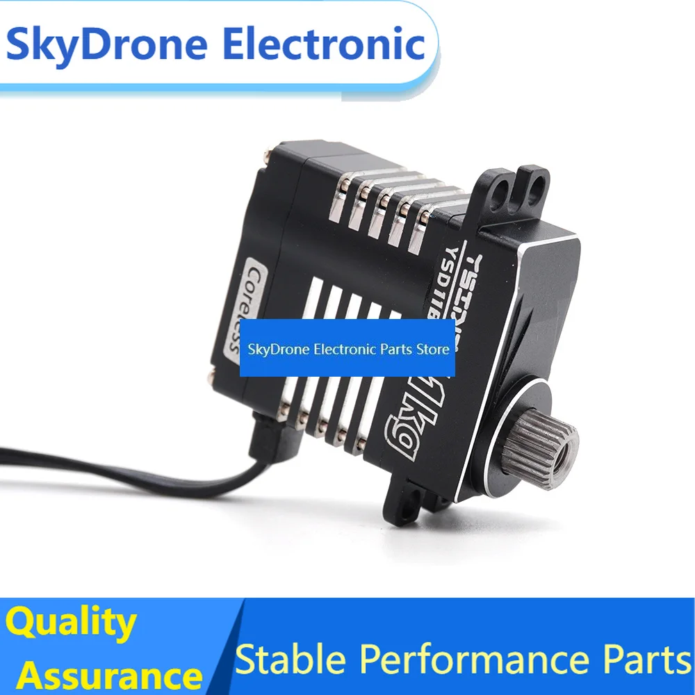 SkyDElYSIDO High Quality 11KG HV All Metal Digital Hollow Cup Servo 180/270/360 Degree Set For RC Car Boat RC Helicopter Plane P