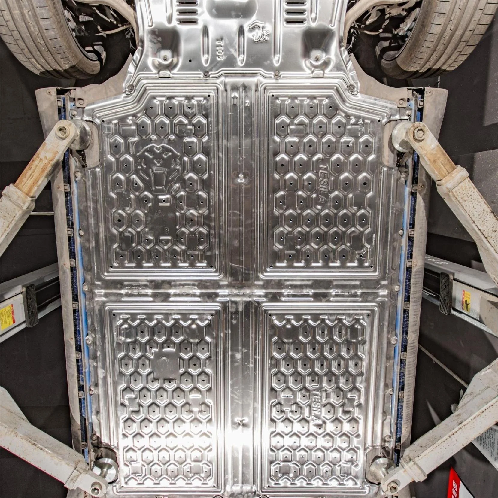نموذج 3 لوحات حماية تحت الجسم 2.7 مللي متر محرك ألومنيوم مغنيسيوم علبة المرافق هيكل الحرس قطع غيار السيارات #5