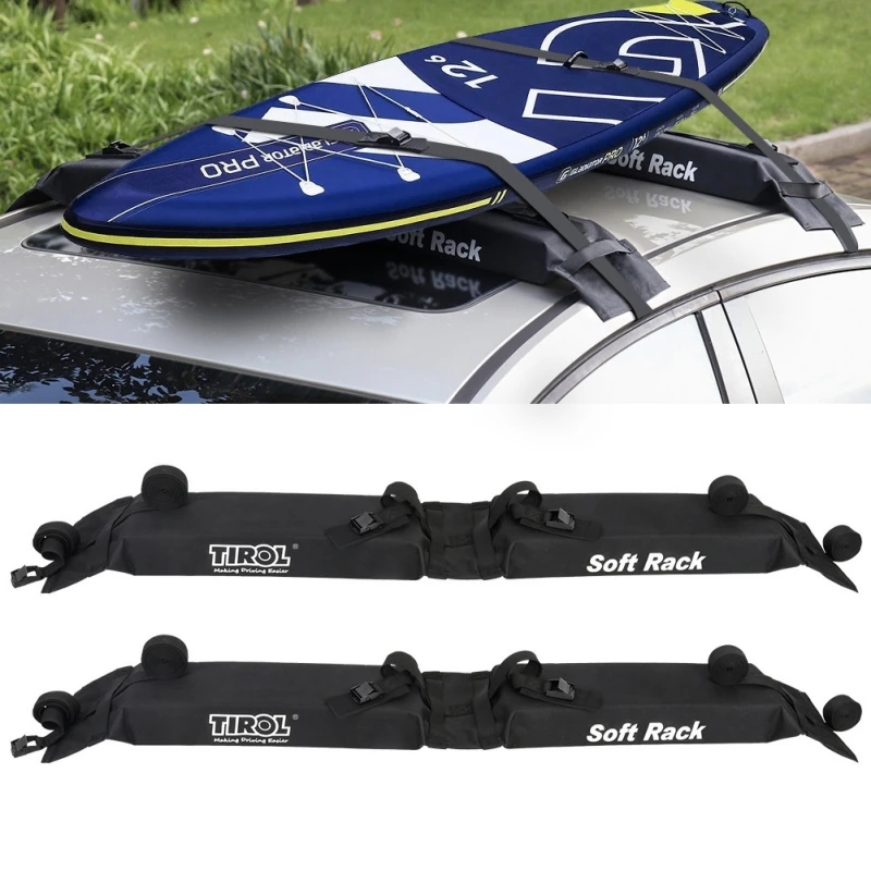 Roof Luggage Rack Foldable Soft Rack Roof Frame Universal Outdoor Camping Stock SUV Soft Frame Luggage Cushion