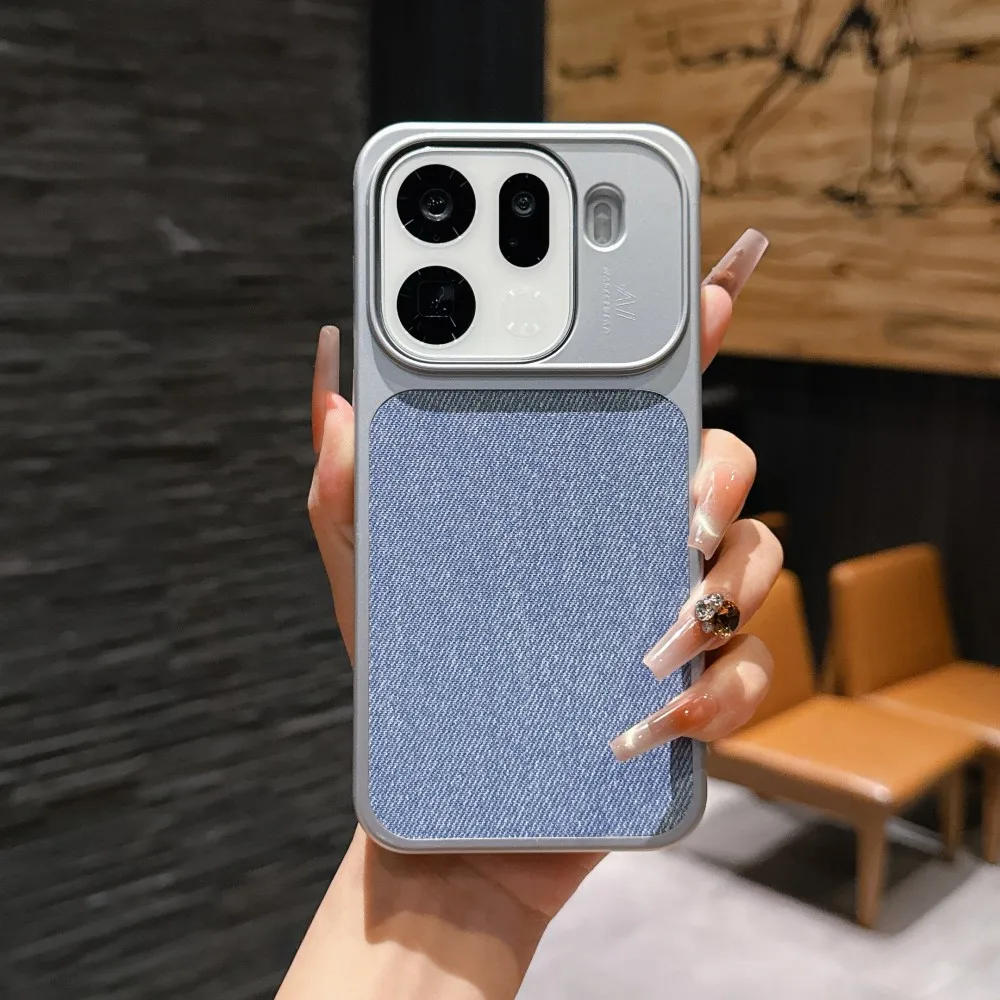 

Чехол для OPPO Find X9 Pro, жесткий ПК + PU, модный магнитный защитный чехол MagSafe для OPPO Find X9 X9Pro, чехол для телефона