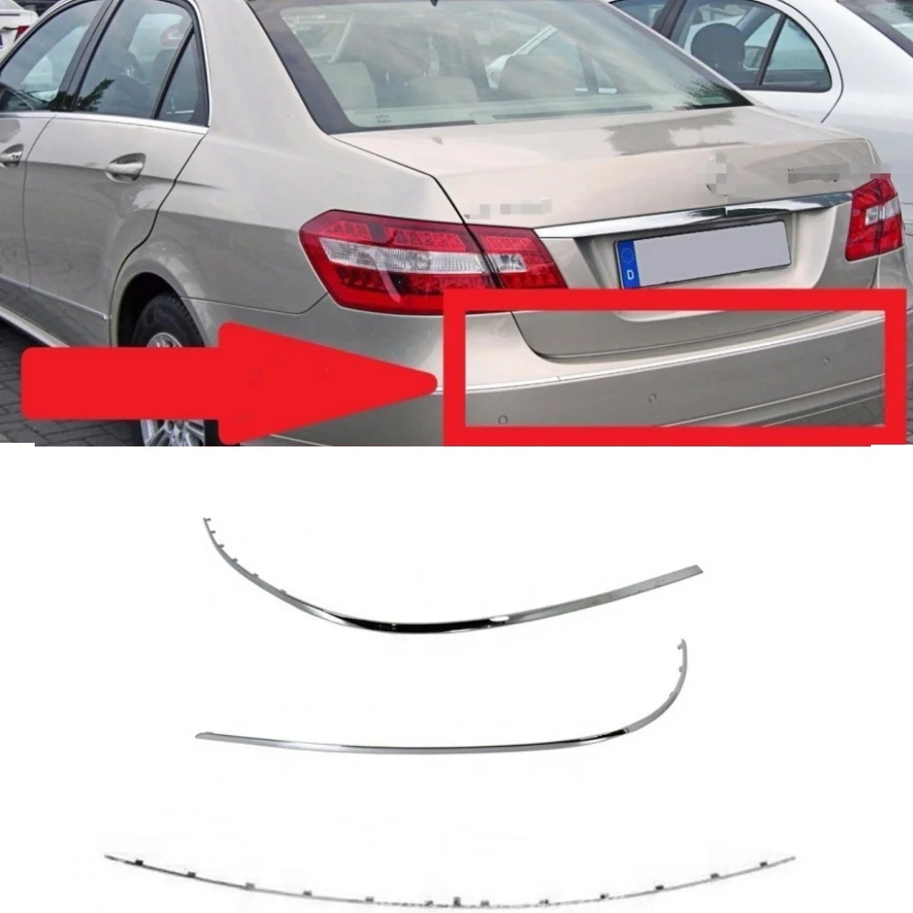 

Rear bumper chrome decorative strip For Mercedes Benz E-Class W212 2009-2013 OEM 2128852121 2128852021 2128852221