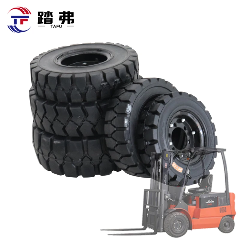 New Tafu 8.25-15 Solid Rubber Forklift Tire