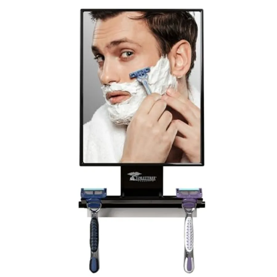 

Fogless Shower Mirror - Anti-Fog Mirror - Adjustable Shaving Mirror with a Squeegee - Rust-Proof Impact-Resistance Bathroom Sho