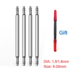 Dia 1.5mm/1.8mm Spring Bars Strap Link Pins 10PCS 20PCS 16mm 18mm 19mm 20mm 21mm 22mm 24mm 26mm Watch Band Links Bars 8-14 15mm
