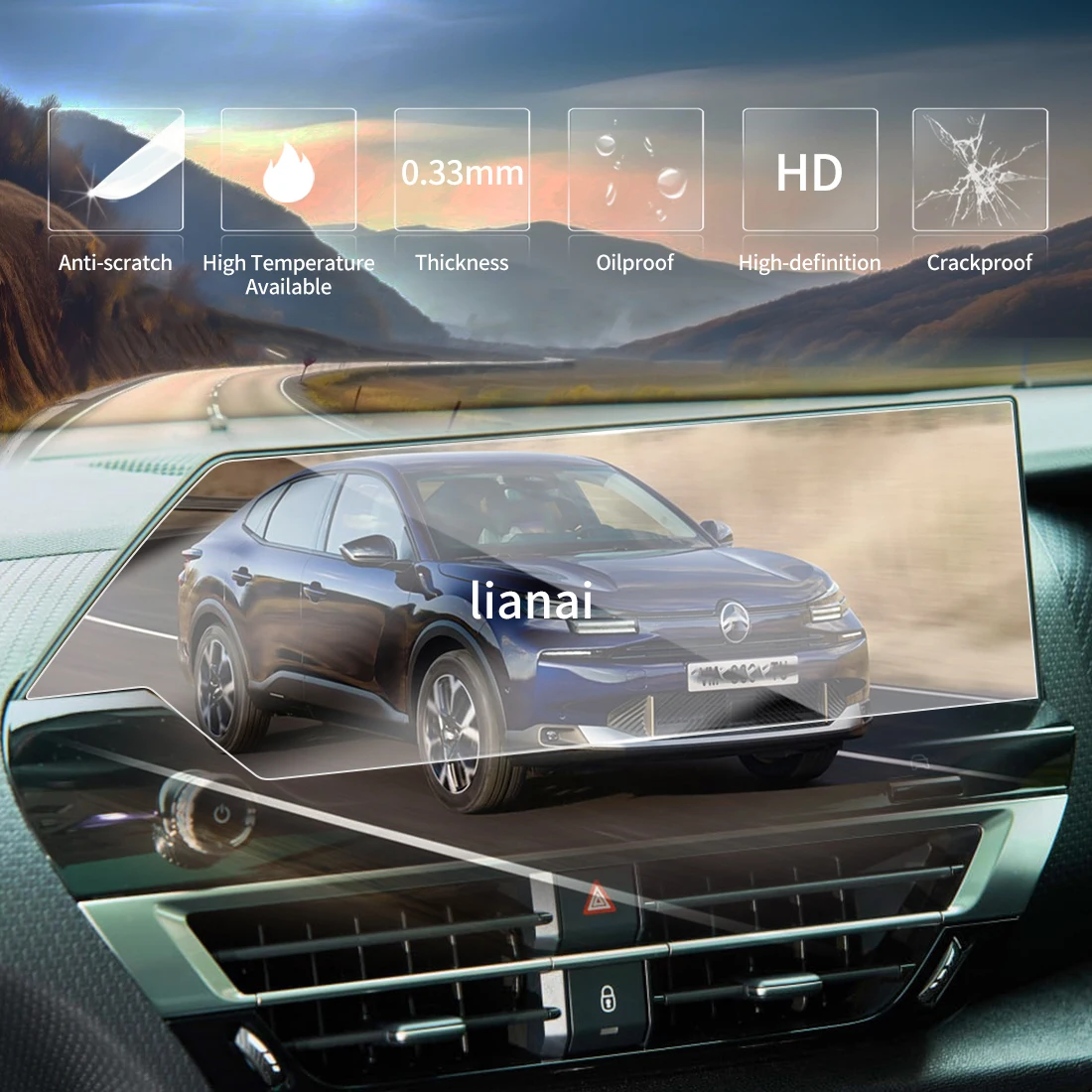 ฟิล์มกันรอยหน้าจอสำหรับ Citroë - Interior Design Hd บทวิจารณ์และราคา