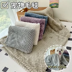 Pet Blanket Pineapple Fleece Cat Bath Towel Pet Bedding Dog Blanket Puppy Supplies Cute Blankets Dog Blankets Pet Bed Sheets