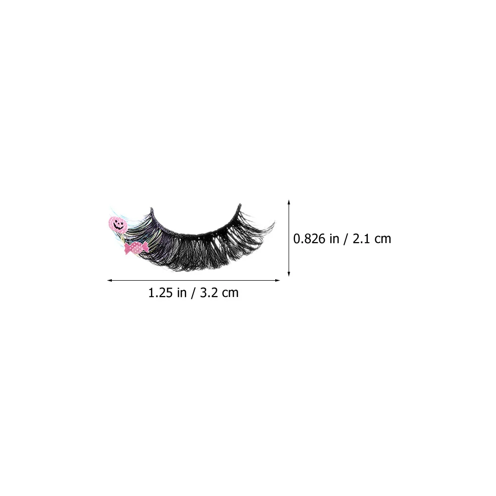 7Pairs Color Lashes with Vibrant Fake Eyelashes Thick for Cosplay Daily Wear Enhanced Eye Charm Women Gift Idea