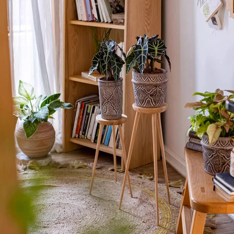 Solid Wood Plant St… - image