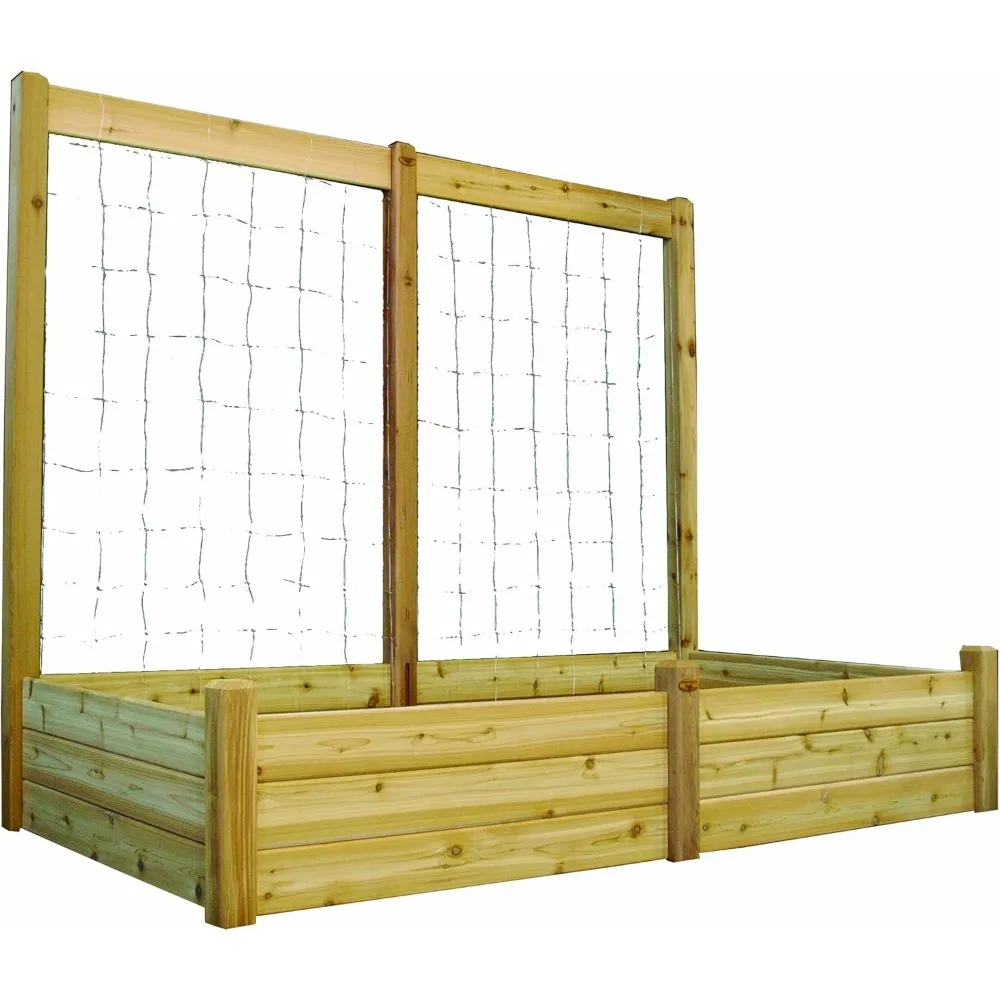 Gronomis RGBT 34-95 34-Inch kali 95-Inch kali 19-Inch Raised Garden Bed, Belum Selesai