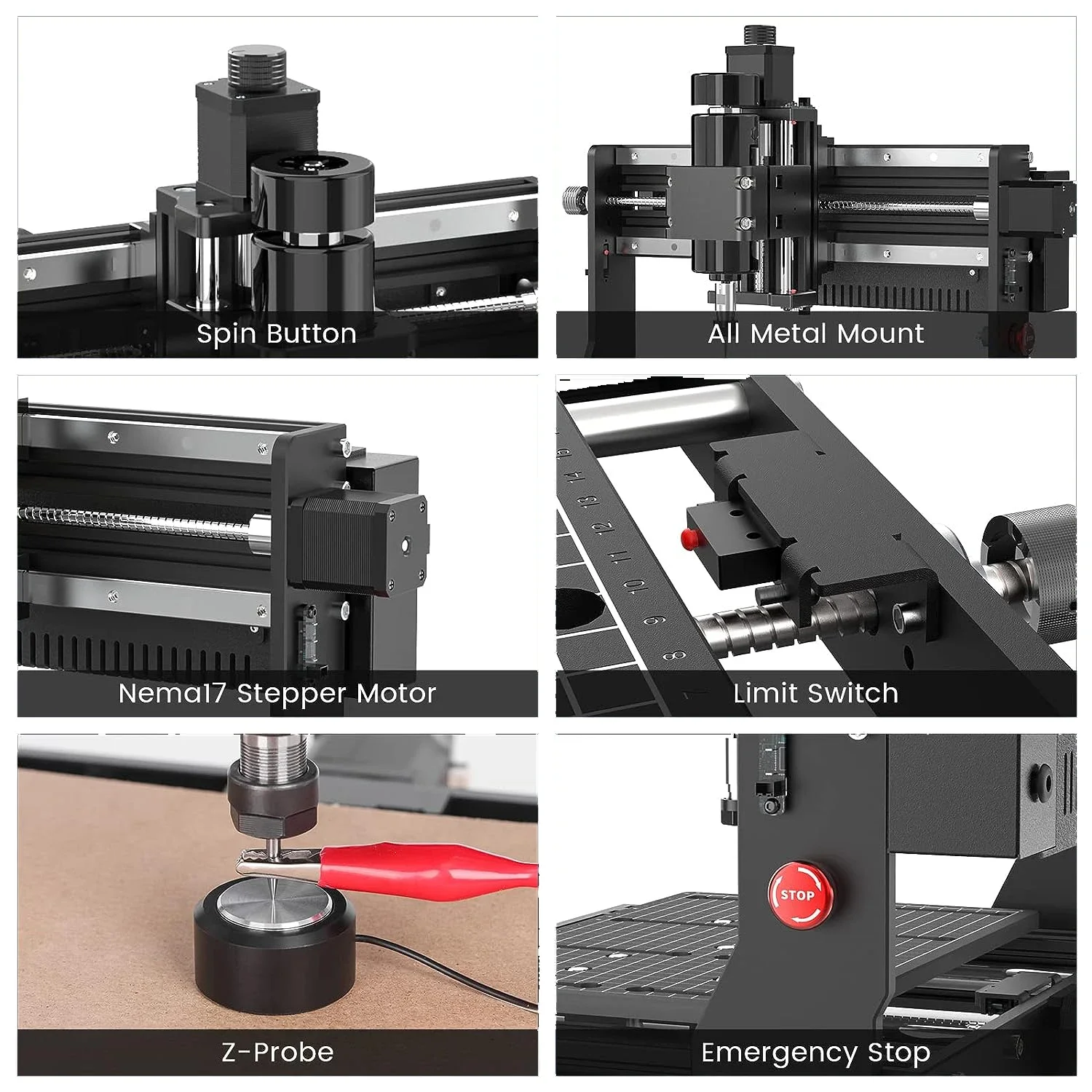 CNC Machine 3020 Plus Laser Engraver Metal Engraving 500W Spindle GRBL Control DIY Milling Machine Wood Router 20W 40W Laser