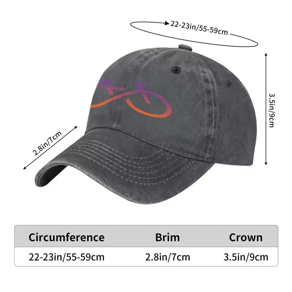 Gradient-Bicycle-Pattern-Baseball-Cap-Unisex-Cotton-Washed-Denim-Hat-for-Outdoor-Sports-Casual-Wear