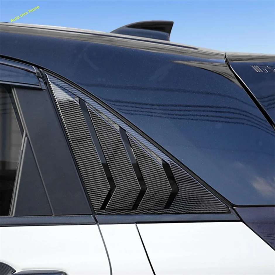 

Rear Window Louver Shutter Vent Decor Cover Trim For Honda Fit Jazz GR 2020 - 2022 Black / Carbon Fiber Exterior Accessories