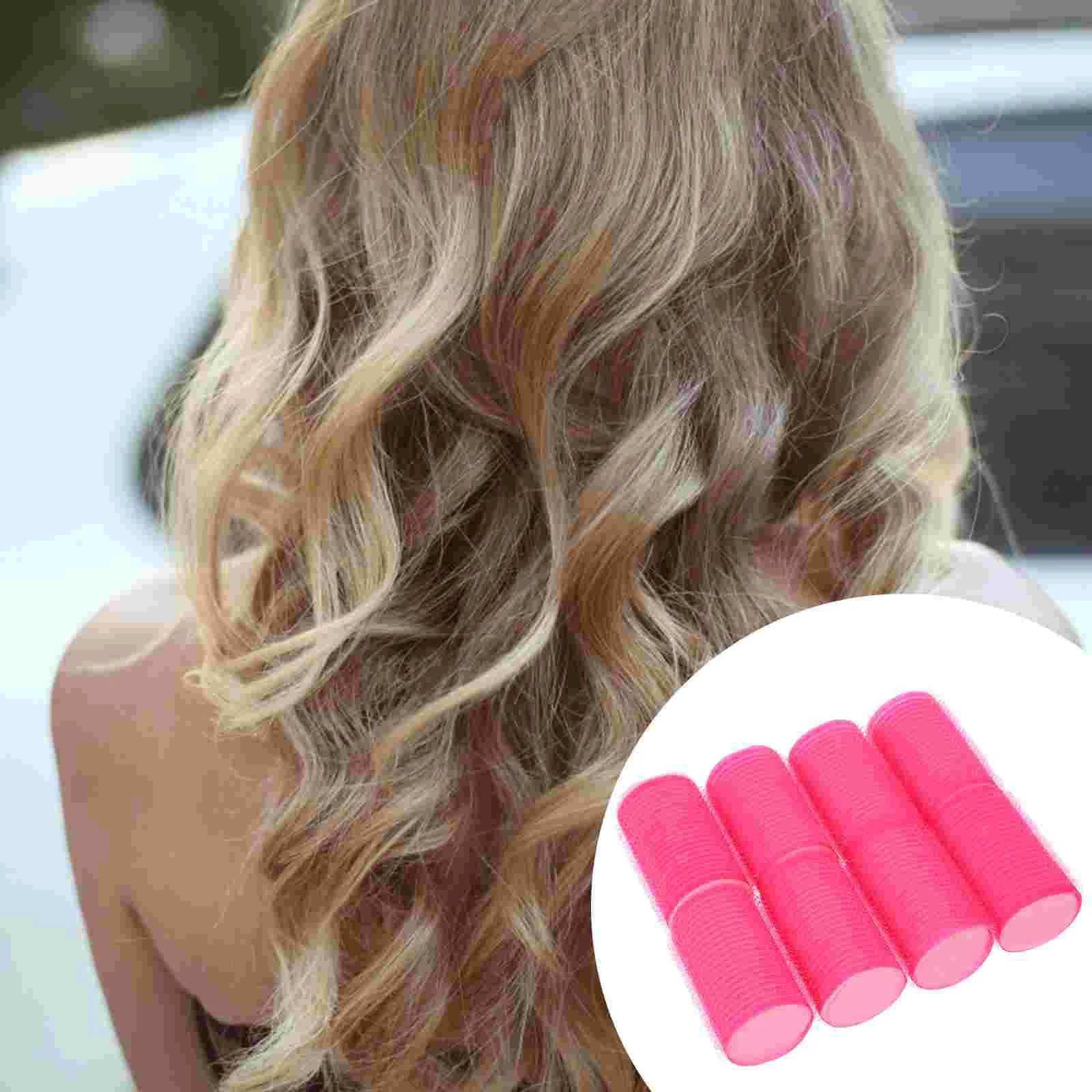 8pcs Sponge Hair Curler Self Adhesive Hair Styling Roller Hair Curlers Hairdressing Tools for Woman